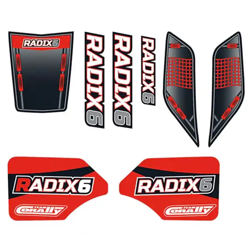 Offerta Limitata CORALLY BODY DECAL SHEET – RADIX 6S