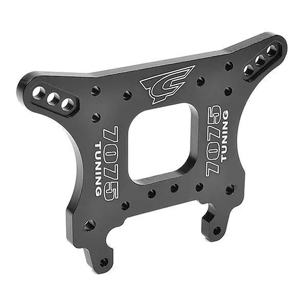 Più Venduto CORALLY SHOCK TOWER XTR FRONT 7075 ALUMINIUM 5MM BLACK