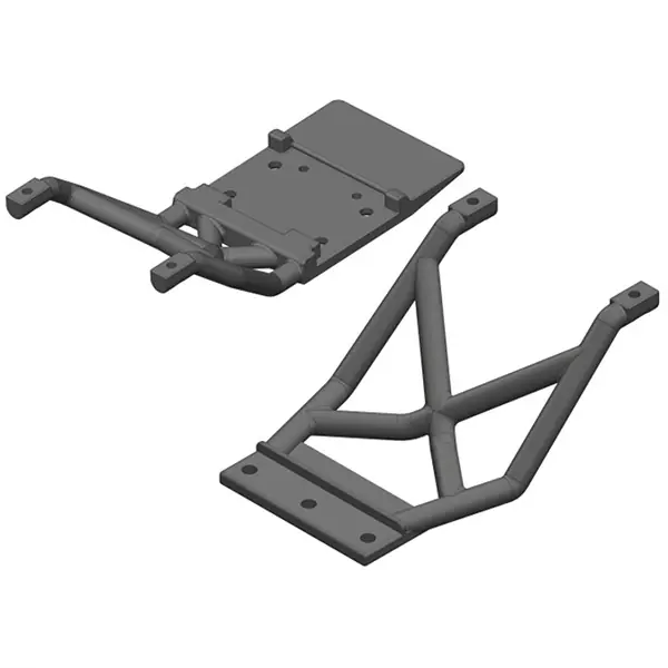 Esclusivo CORALLY SKID PLATES FR/RE 1 SET