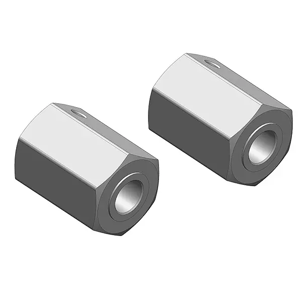 Miglior Prezzo CORALLY WHEEL HEX ADAPTER FRONT ALUMINUM 2 PCS