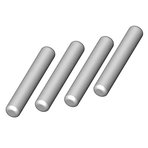 Nuovo Arrivo CORALLY WHEEL AXLE PIN 2X12 S TEEL 4 PCS