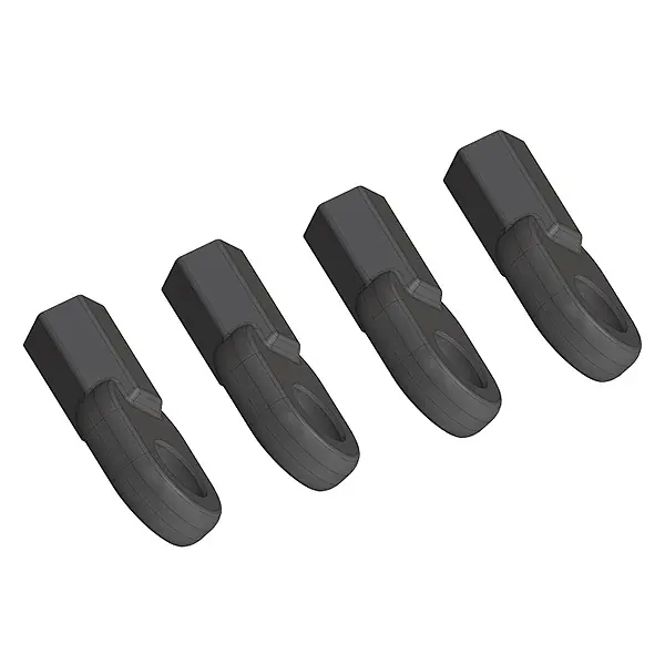 Must-Have CORALLY BALL END 5.8MM COMPOS ITE 4 PCS
