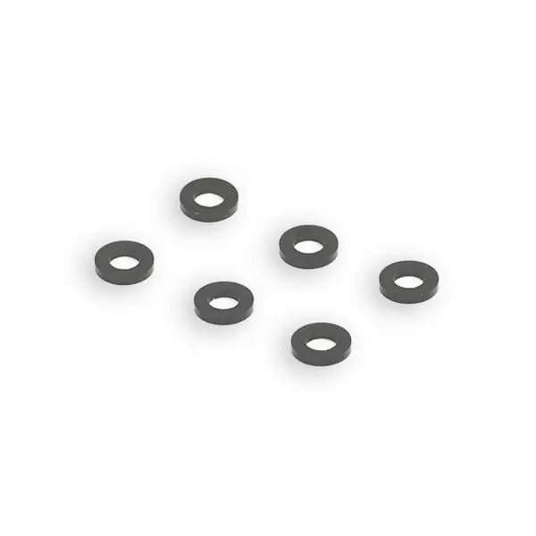 CENTRO BLACK M3 FLAT WASHER 5.75mm x 1.0mm (6) – (C0635-2) Must-Have
