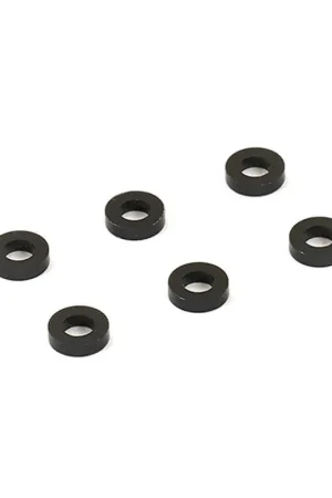 CENTRO BLACK M3 FLAT WASHER 5.75mm x 1.5mm (6) – (C0635-3) Popolare
