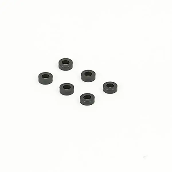 Nuova Collezione CENTRO BLACK M3 FLAT WASHER 5.75mm x 2.0mm (6) – (C0635-4)