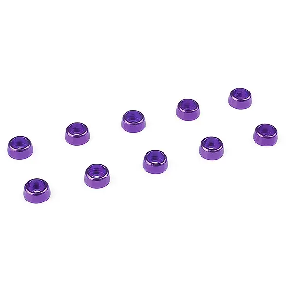 Nuovo Arrivo CORALLY ALUMINIUM WASHER FOR M 2 SOCKET HEAD SCREWS OD=6MM PU