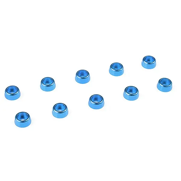 CORALLY ALUMINIUM WASHER FOR M 2 SOCKET HEAD SCREWS OD=6MM BL Prezzo Scontato