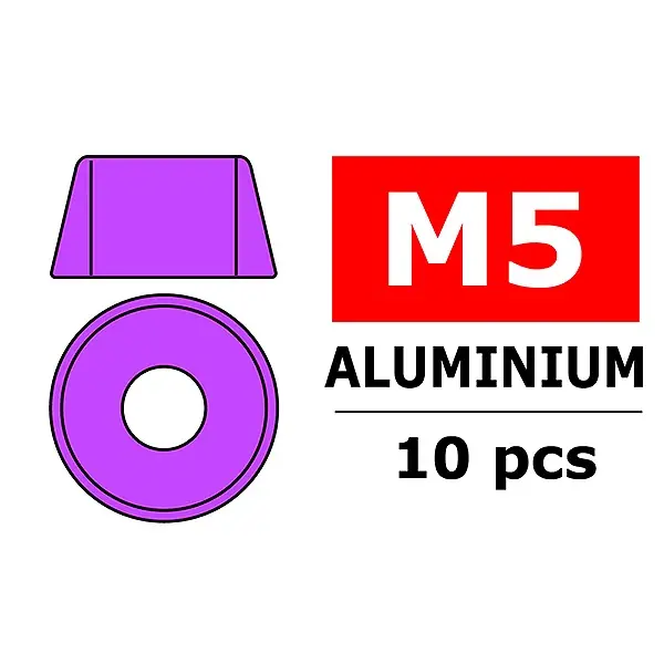 Offerta TEAM CORALLY ALUMINIUM WASHER FOR M5 SOCKET HEAD SCREWS O