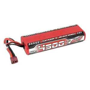 CORALLY SPORT RACING 50C LIPO BATTERY 4500MAH 7.4V ROUND 2S Nuovo Arrivo