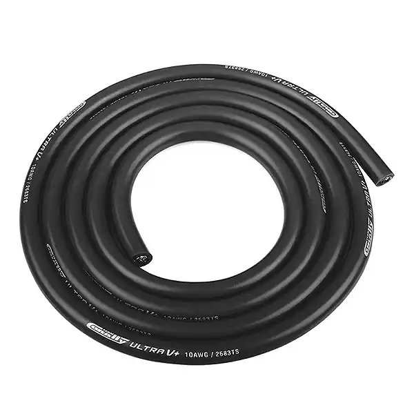 Super Prezzo CORALLY ULTRA V+ SILICONE WIRE SUPER FLEXIBLE BLACK 10AWG 26