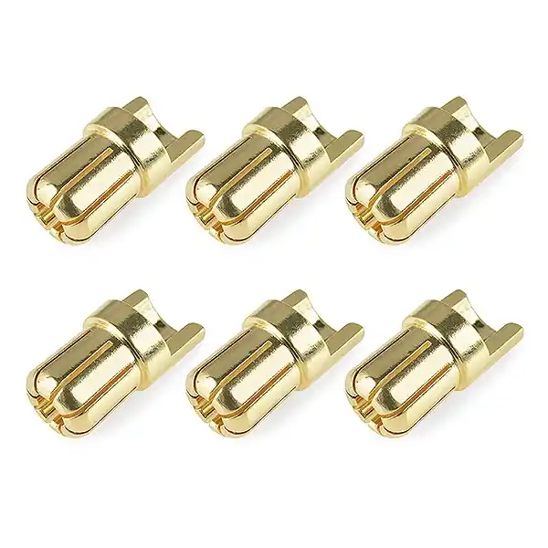 Compra Oggi Stesso CORALLY BULLIT CONNECTOR 6.5MM MALE SOLID TYPE GOLD PLATED U