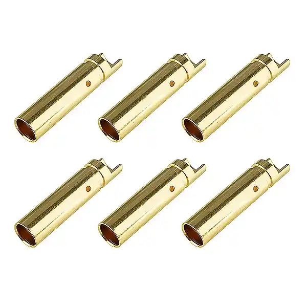 CORALLY BULLIT CONNECTOR 4.0MM FEMALE GOLD PLATED ULTRA LOW Scelto Dai Clienti