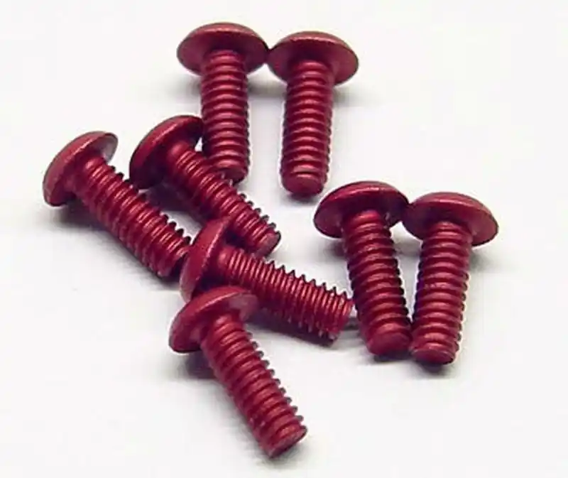 2-56×1/4 Rundkopf Aluschraube CRC (ROSSO 8) Prezzo Di Fabbrica