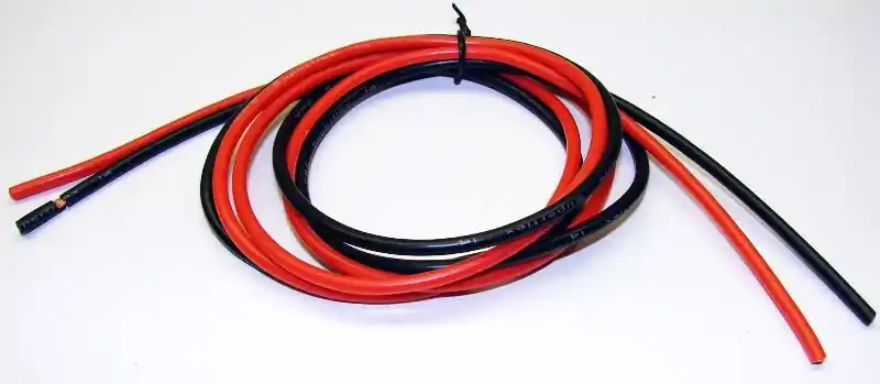14Gauge Superflex Kabel rot&nero 3ft CRC Affare