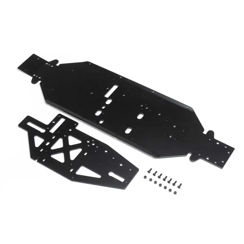 Non Perdere Chassis with Brace Plate 4mm Black DBXL 2.0
