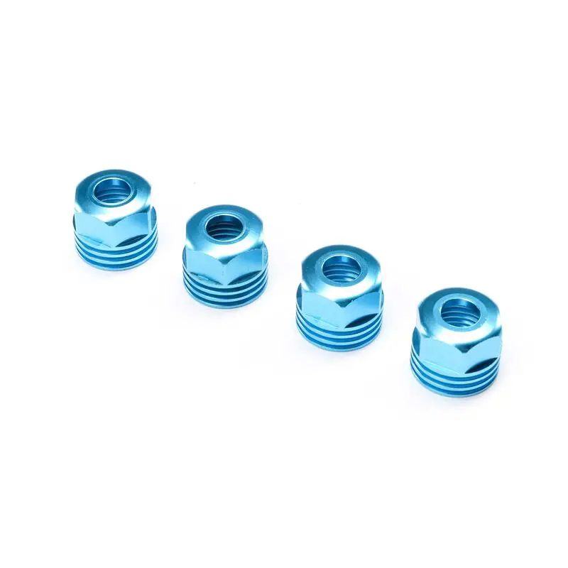 Soddisfatti O Rimborsati Lower Shock Caps Aluminum King Blue (4) SBR 2.0