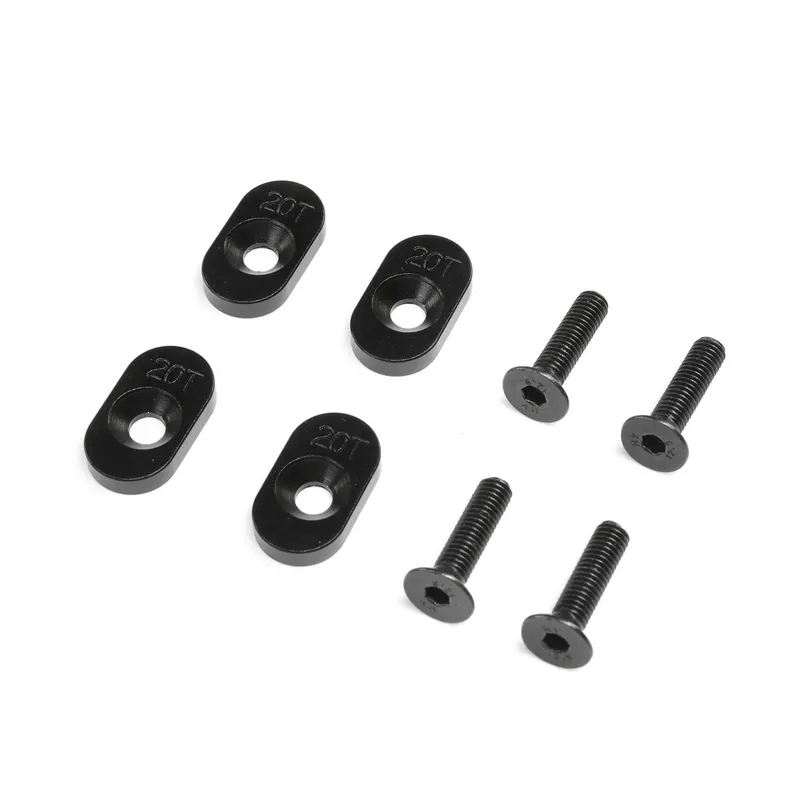 Must-Have Engine Mount Insert & Screws 20T Black(4) DBXL 2.0