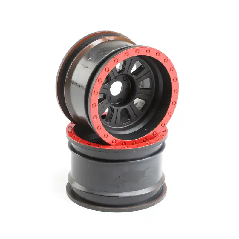 1/6 Front/Rear 3.6 Wheels 20mm Hex Black (2) Super Rock Rey Compra Online