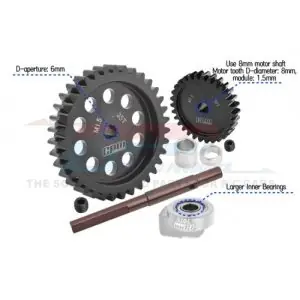 Accoppiamento per TRAXXAS XMAXX 35/20 – MOD 1.5 ACCIAIO 40Cr Ultimissimo Modello