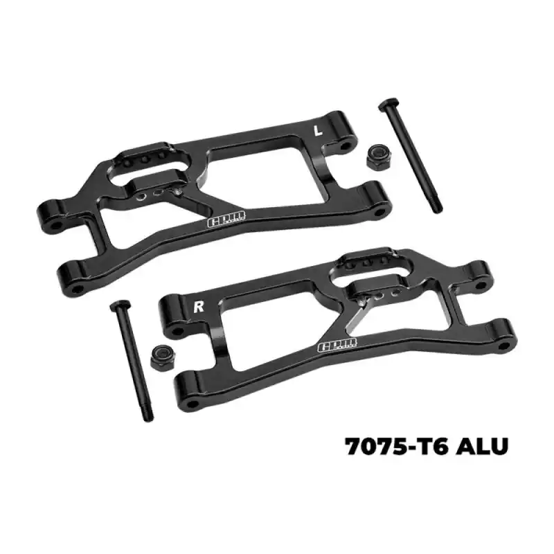 Affare Alu Querlenker hinten unten schwarz (2) GPM TRX Mini XRT