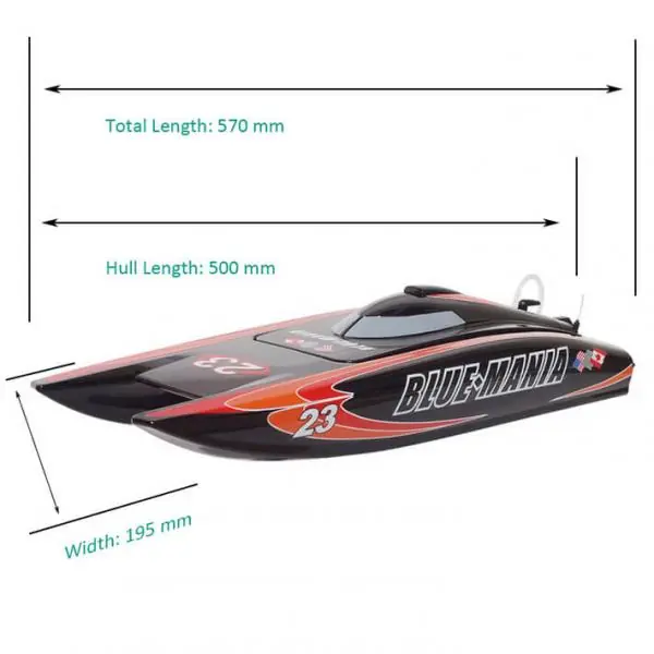 Bestseller JOYSWAY BLUE MANIA V2 2.4G RTR BRUSHLESS RACING BOAT – (JY8652V2)