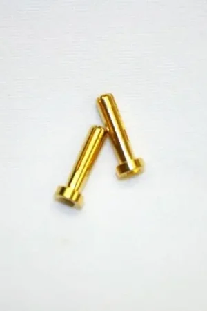 Di Tendenza Spina con contatti dorati 4mm, L18mm (2) H-SPEED