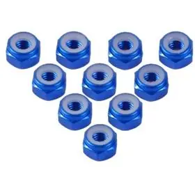 Yeah Racing Dado Frenato in alluminio 4mm (10) 7.0 BLU Promozione