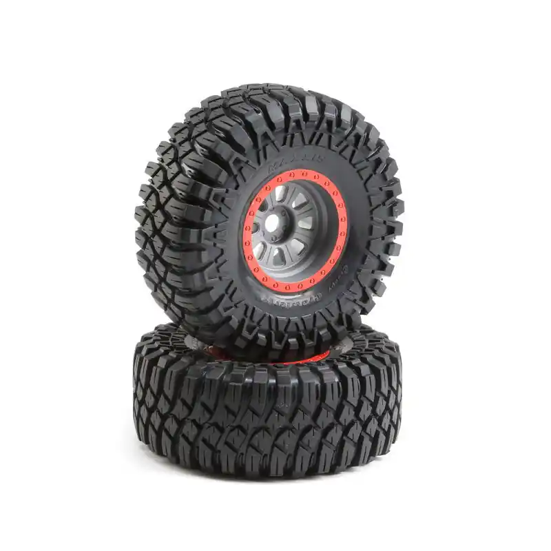 1/6 Maxxis Creepy Crawler LT Front/Rear 3.6 Pre-Mounted Tires 20mm Hex (2) Super Rock Rey A Buon Prezzo