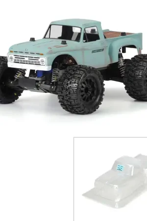 1/10 1966 Ford F-100 Clear Body Stampede Super Prezzo