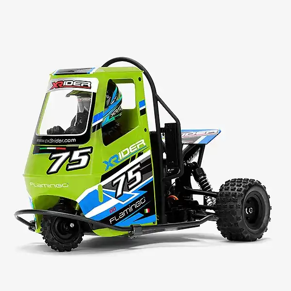 X-RIDER FLAMINGO 1/8 RC TRICYCLE RTR – GREEN Offerta