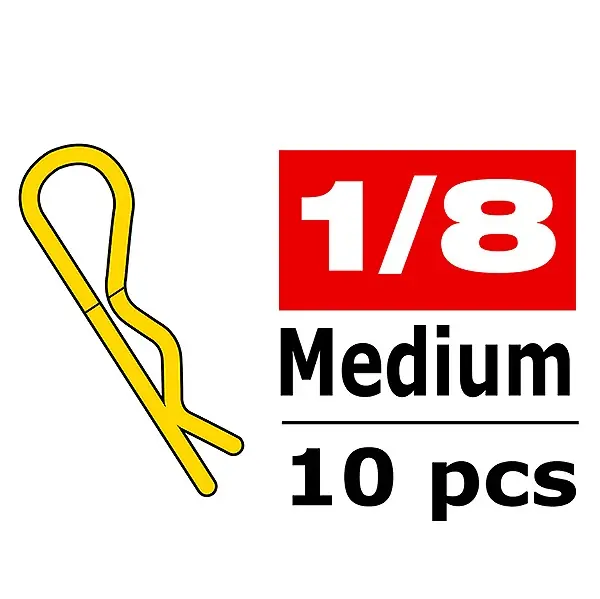 CORALLY BODY CLIPS 45 BENT ME DIUM GOLD 10 PCS Novità
