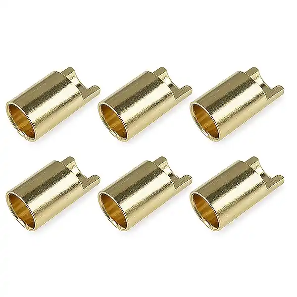 Prezzo Ridotto CORALLY BULLIT CONNECTOR 6.5MM FEMALE GOLD PLATED ULTRA LOW