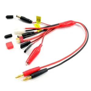 4MM PLUG TO GLOW/TAMIYA/DEANS/ JR TX+RX AND FUTABA TX+RX PVC Ultimissimo Modello