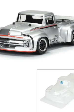 1/10 1956 Ford F-100 Pro-Touring Street Truck Clear Body Offerta Limitata