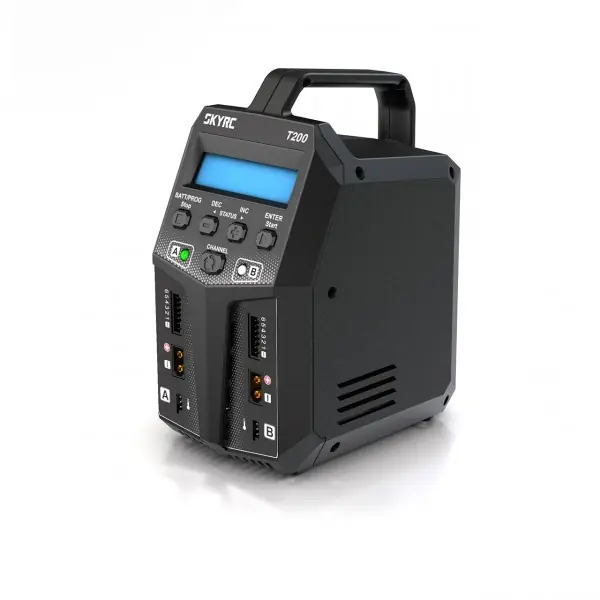 T200 AC/DC DUO LiPo 1-6s 12A 100W Charger Spedito Oggi