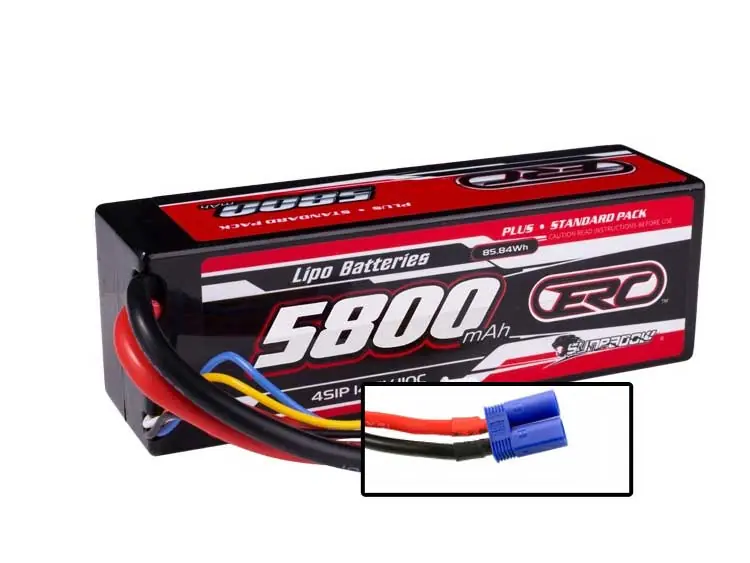 Offerta Lampo SUNPADOW 5800-14,8V-4S1P-110C – EC5 – Hard Case – 40*47*139