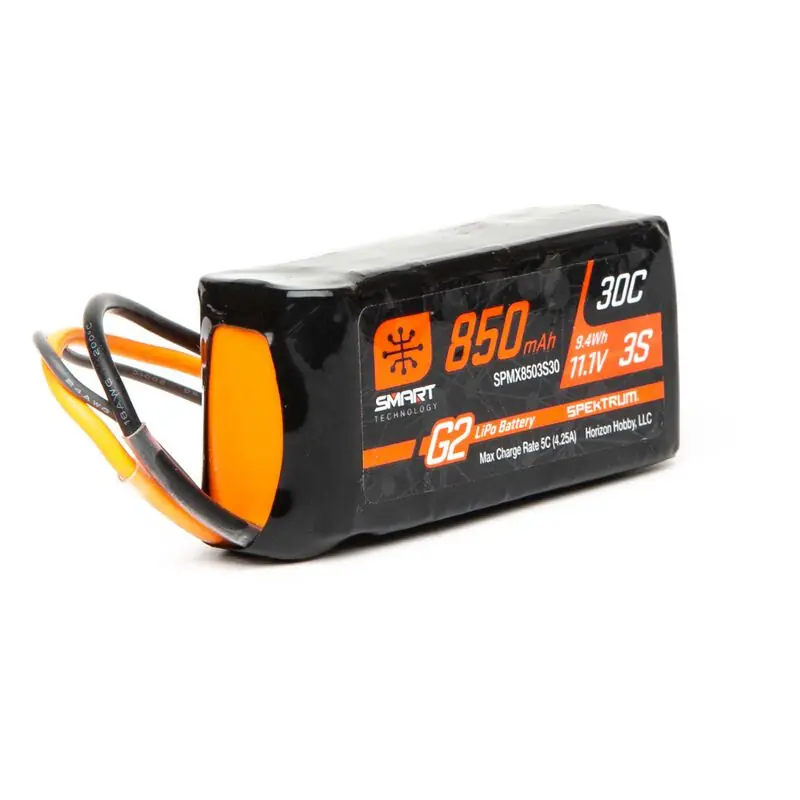 11.1V 850mAh 3S 30C Smart G2 LiPo Battery IC2 Bestseller