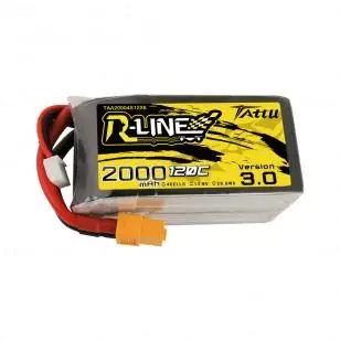 Offerta Limitata TATTU R-LINE VERSION 3.0 2000MAH 14.8V 120C 4S1P LIPO BATTERY PACK WITH XT60 PLUG