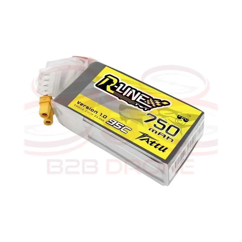 TATTU R-LINE 750MAH 11.1V 3S1P 95C LIPO BATTERY WITH XT30 PLUG Economico