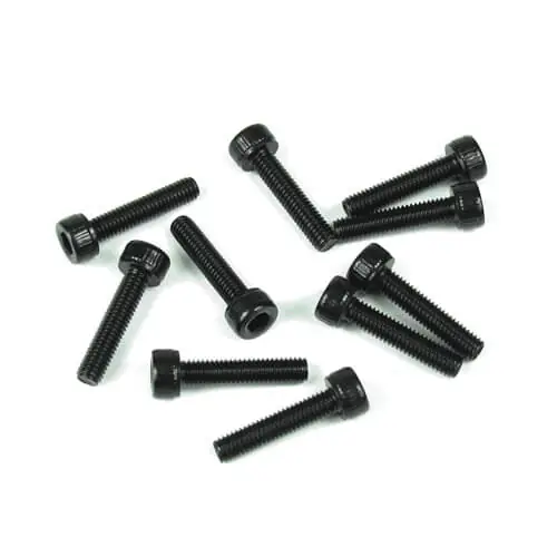 Nuova Collezione TKR1528 M3x18mm Cap Head Screws (black, 10pcs)