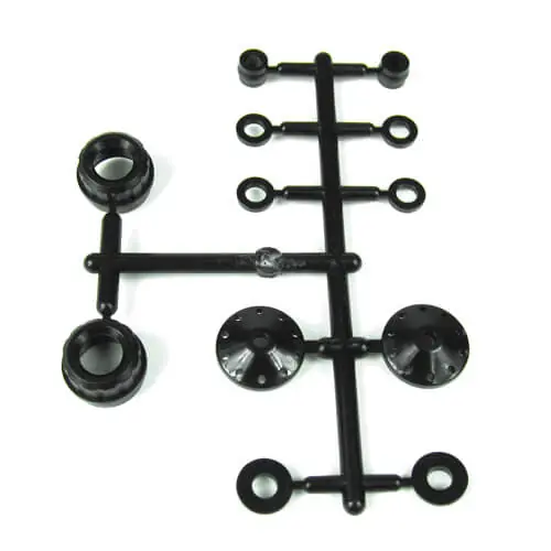 TKR6008 Shock Shaft Guide, Piston and Bushing Set (for 2 shocks) Pagamento Sicuro