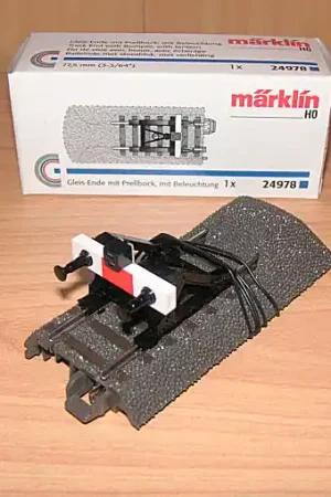 24978 MARKLIN serie C respingente fine bin. ILLUMINATO Saldi