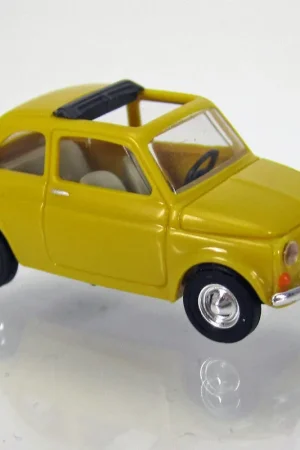 Reso Gratuito 48700 Busch HO 1 87 Fiat 500 F 1965 COLORE GIALLO CON CAPPOTTINA
