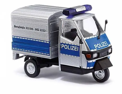 48462 Busch HO 1 87 Apecar polizia tedesca novità Promo Stagionale