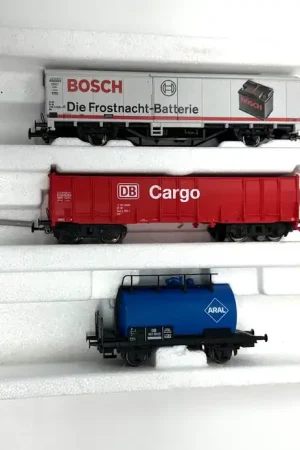 00153-C3 Piko HO Set 3 carri merci misti scala 1 87 nuovi da start set Prezzo Scontato
