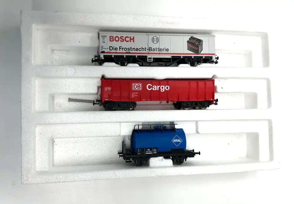 00153-C3 Piko HO Set 3 carri merci misti scala 1 87 nuovi da start set Prezzo Scontato
