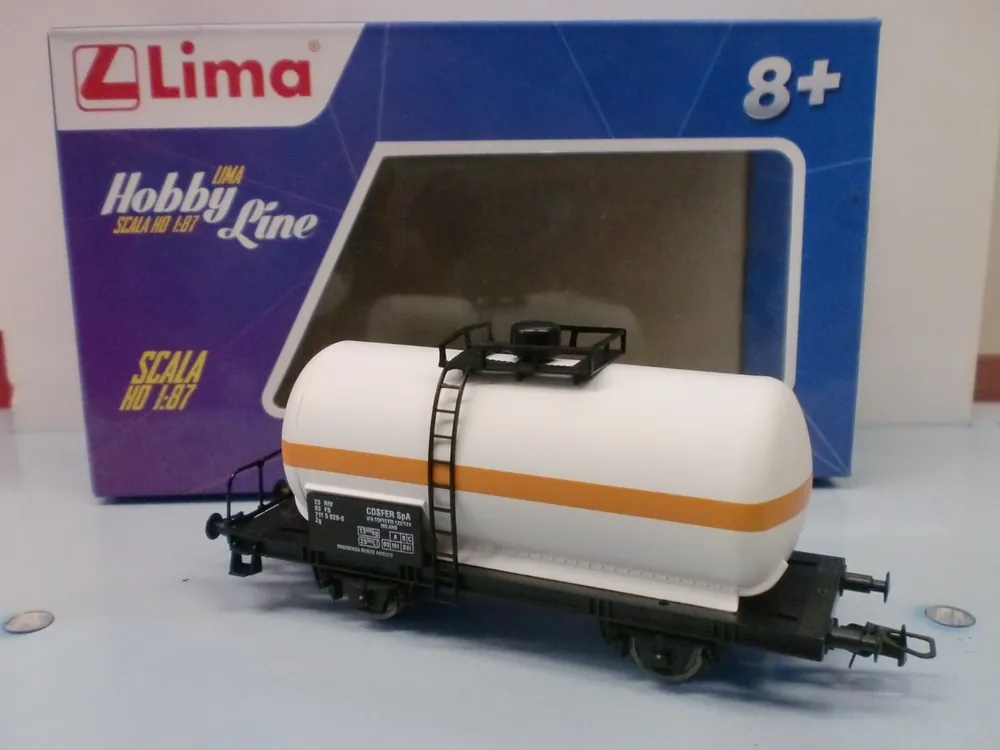 HL6101 Lima Hobby Line Carro cisterna FS con terrazzino frenatore scala HO 1 87 Prezzo Di Fabbrica