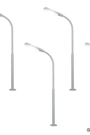 60906 Viessmann HO Set 6 lampioni a led bianchi alt. mm. 100 scala 1 87 Ultima Occasione
