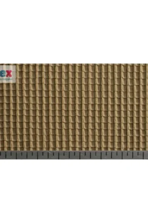 087TC111 Redutex HO tegola di terracotta 3d adesivo flessibile mis mm. 300 x 120 Prezzo Conveniente