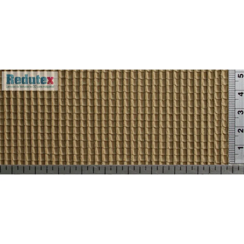 087TC111 Redutex HO tegola di terracotta 3d adesivo flessibile mis mm. 300 x 120 Prezzo Conveniente